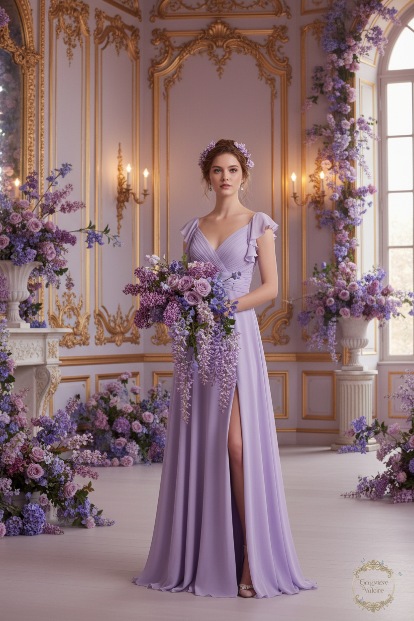 Vestido Hortensia Mauve