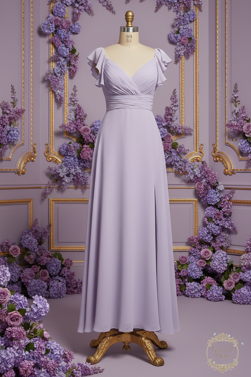 Vestido Hortensia Mauve