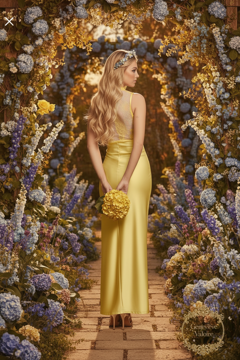 Geneviève Valoire – Yellow Dress Garden