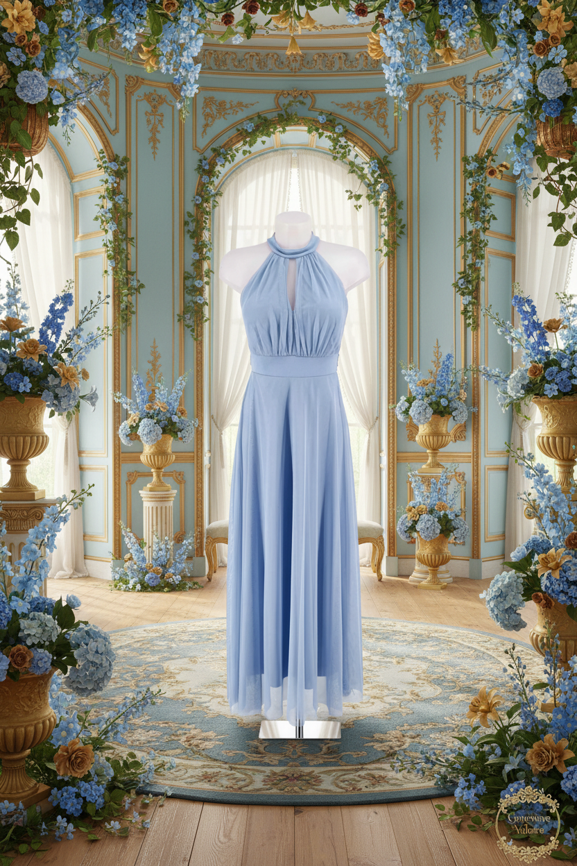 Vestido Hortensia Blue