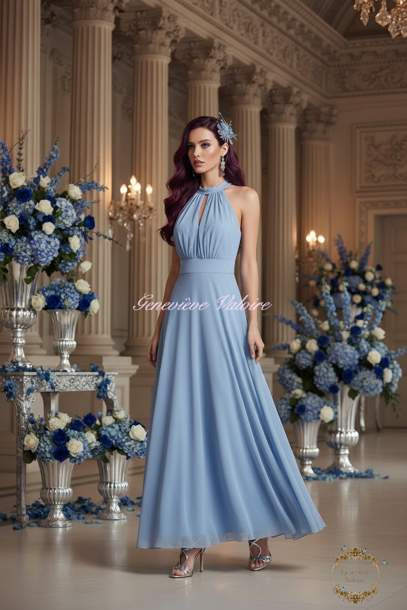 Vestido Hortensia Blue