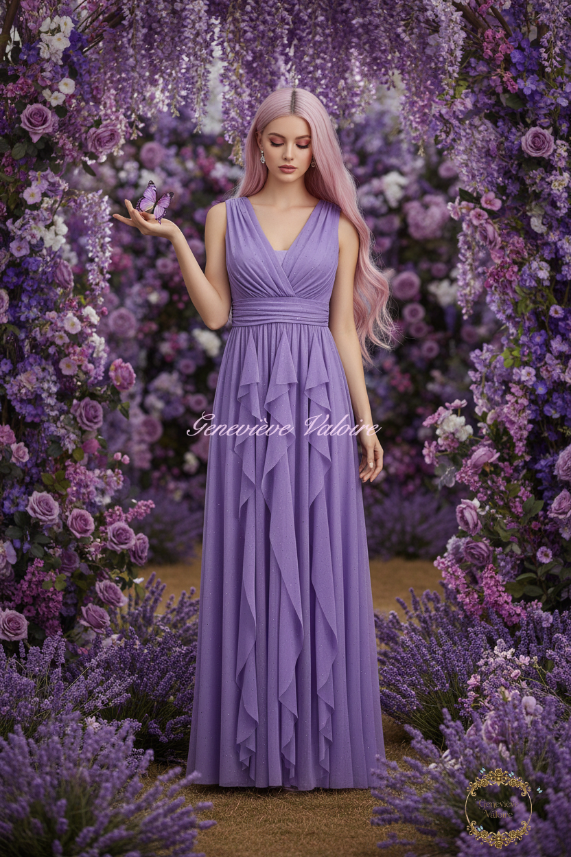 Vestido Nymphe de Lavande
